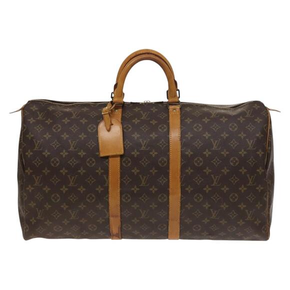 LOUIS VUITTON Monogram Keepall 55 Boston Bag M41424 - Picture 13 of 16